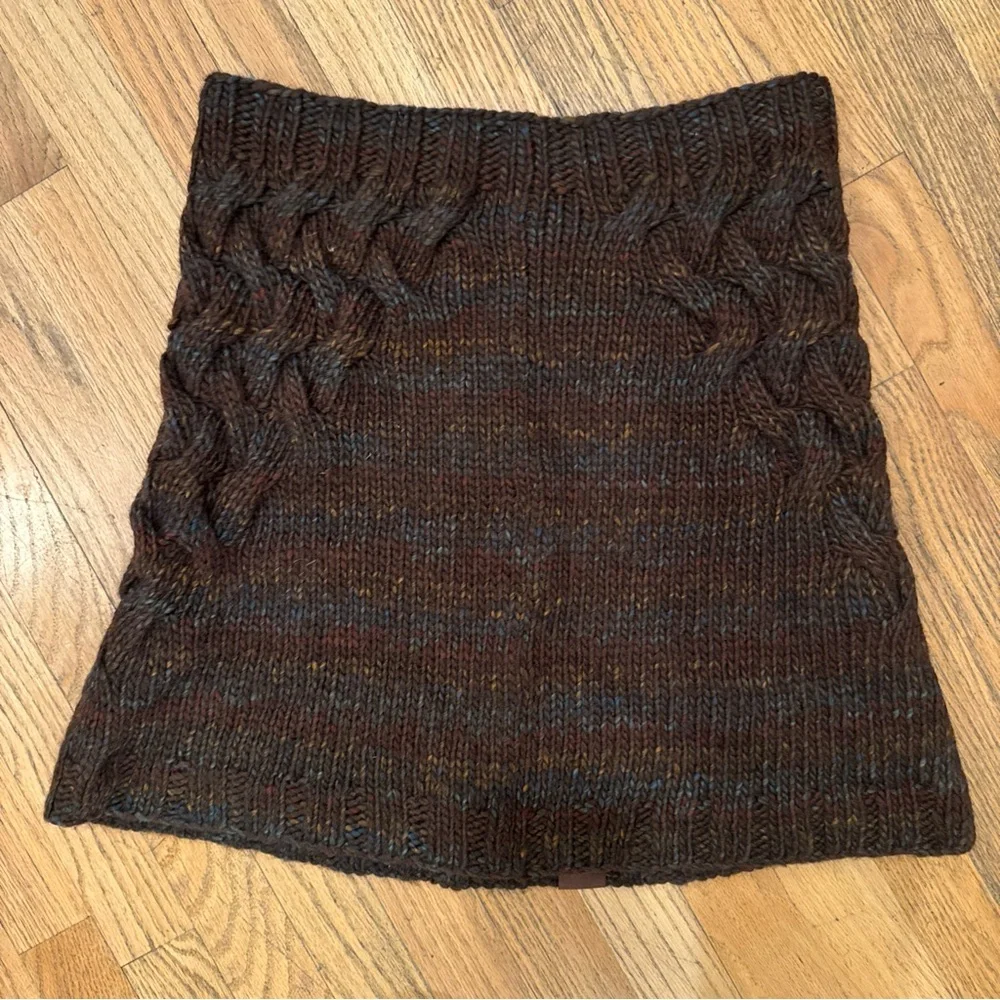 UGG Dark Brown Cable Knit Skirt - Picture 6 of 6
